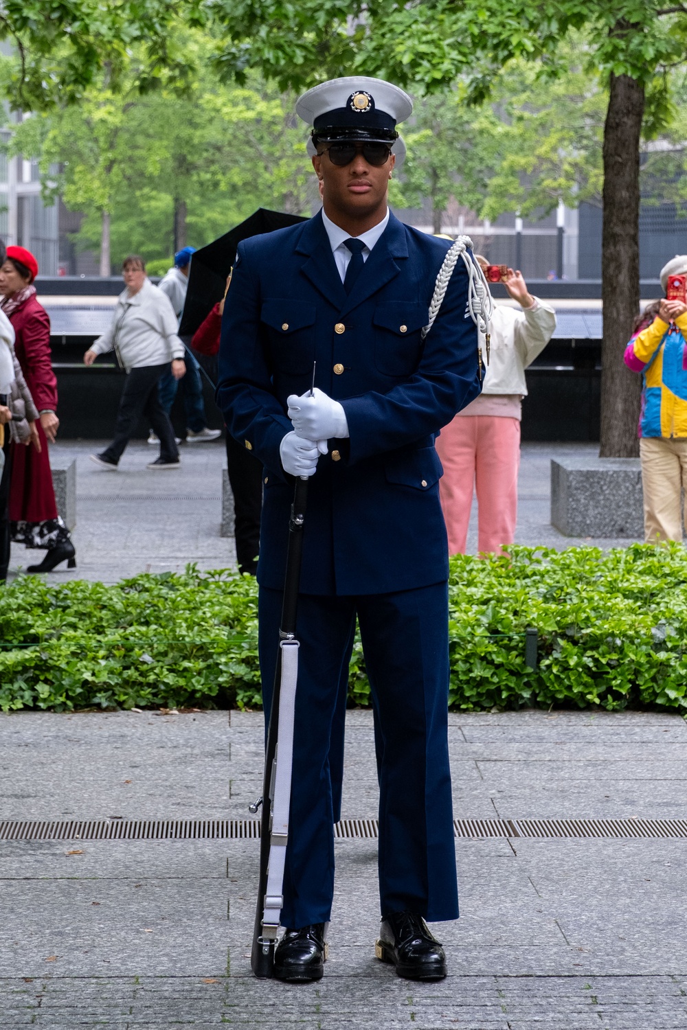 Reenlistments and Promotions During Fleet Week 2025 at the 9/11 Memorial