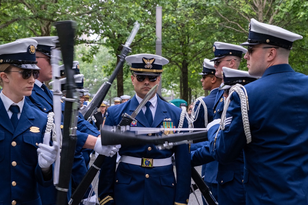 Reenlistments and Promotions During Fleet Week 2025 at the 9/11 Memorial
