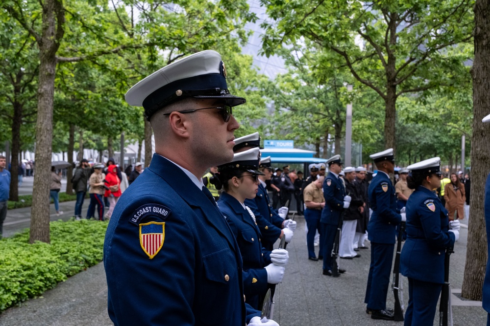 Reenlistments and Promotions During Fleet Week 2025 at the 9/11 Memorial