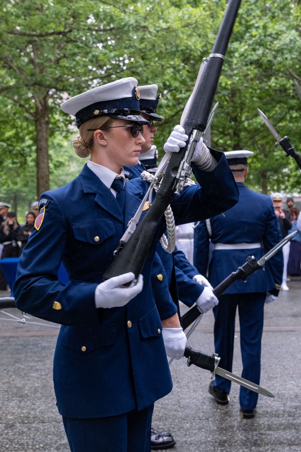 Reenlistments and Promotions During Fleet Week 2025 at the 9/11 Memorial