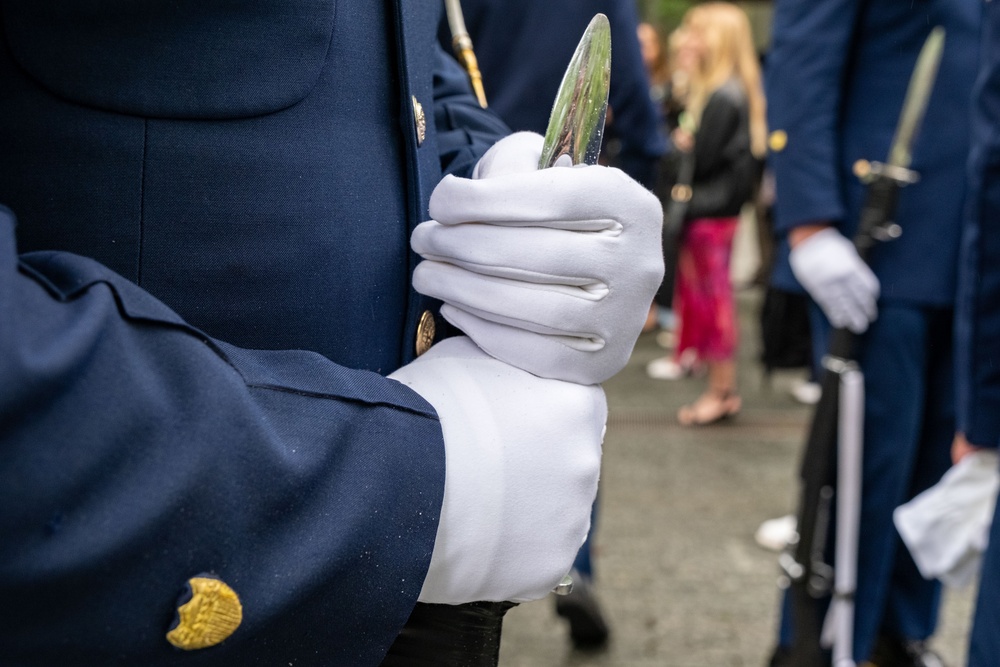 Reenlistments and Promotions During Fleet Week 2025 at the 9/11 Memorial