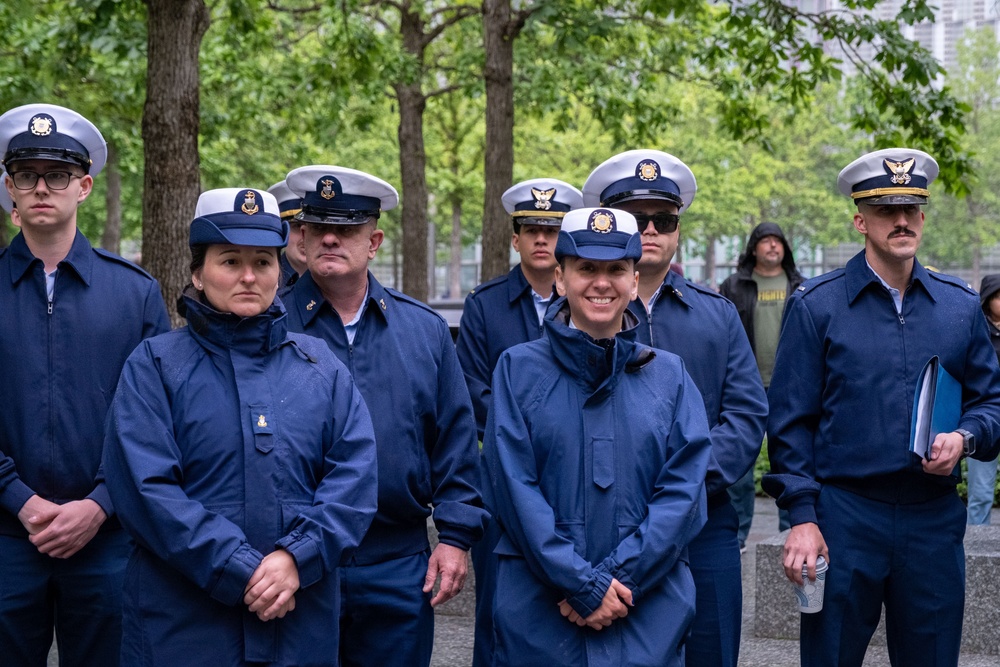 Reenlistments and Promotions During Fleet Week 2025 at the 9/11 Memorial