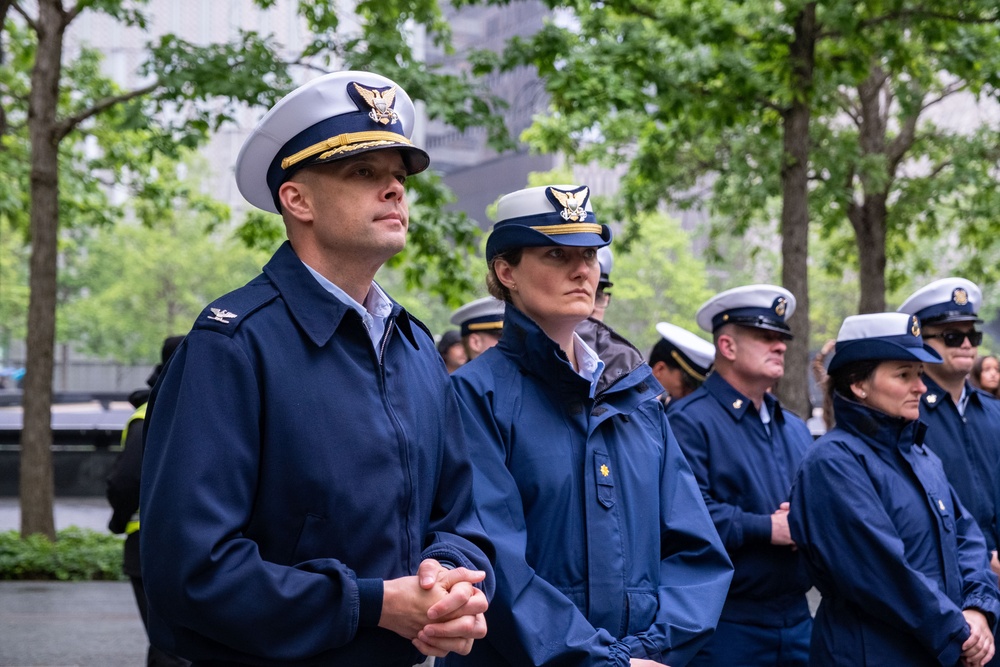 Reenlistments and Promotions During Fleet Week 2025 at the 9/11 Memorial