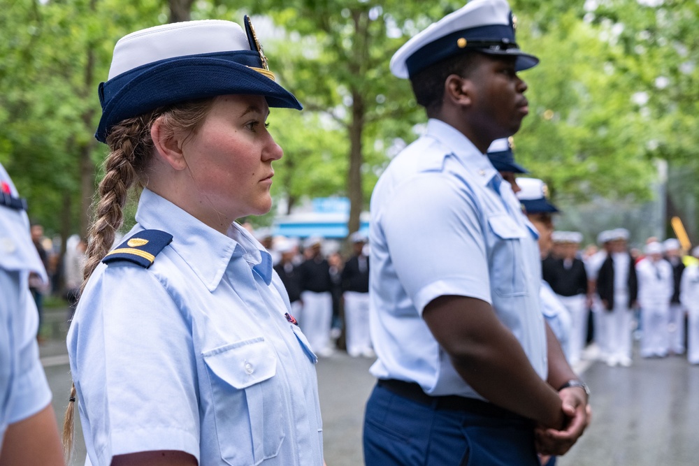 Reenlistments and Promotions During Fleet Week 2025 at the 9/11 Memorial