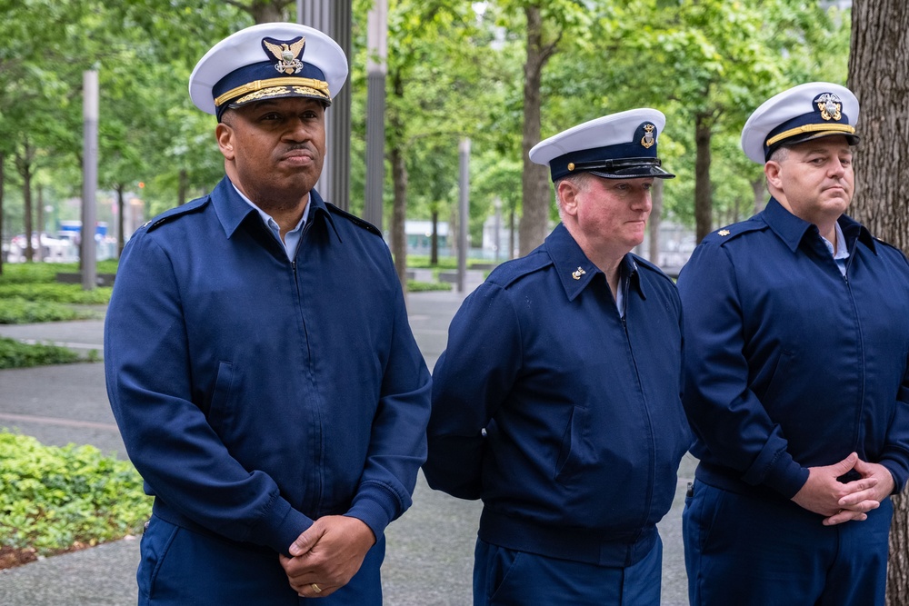 Reenlistments and Promotions During Fleet Week 2025 at the 9/11 Memorial