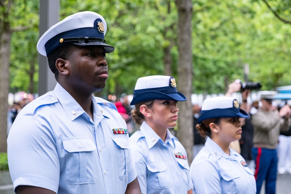 Reenlistments and Promotions During Fleet Week 2025 at the 9/11 Memorial