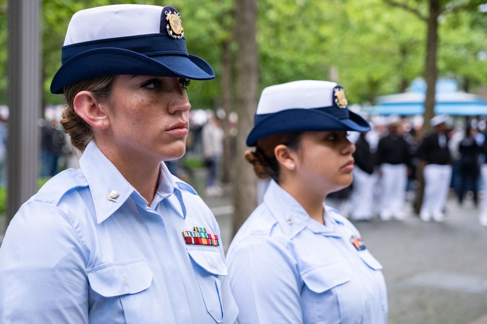 Reenlistments and Promotions During Fleet Week 2025 at the 9/11 Memorial
