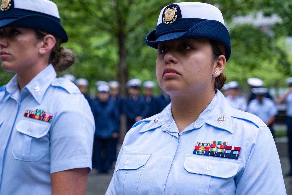 Reenlistments and Promotions During Fleet Week 2025 at the 9/11 Memorial