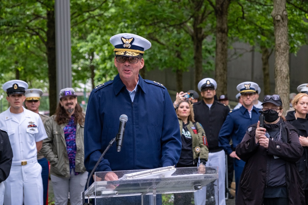 Reenlistments and Promotions During Fleet Week 2025 at the 9/11 Memorial