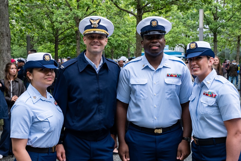 Reenlistments and Promotions During Fleet Week 2025 at the 9/11 Memorial