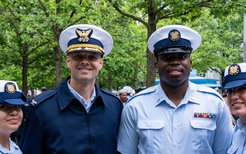 Reenlistments and Promotions During Fleet Week 2025 at the 9/11 Memorial
