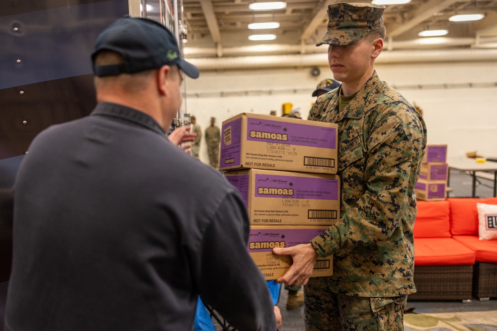 Fleet Week New York 2025: Girl Scout Cookie Delivery
