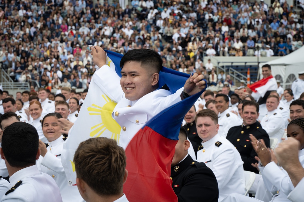 The U.S. Naval Academy Class of 2025 Graduation and Commissioning Ceremony Recognizes International Graduates