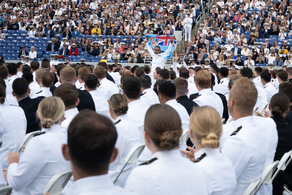 U.S. Naval Academy Class of 2025 Commissioning Ceremony Recognizes International Graduates