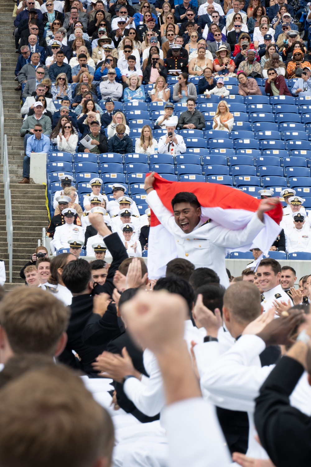 U.S. Naval Academy Class of 2025 Commissioning Ceremony Recognizes International Graduates