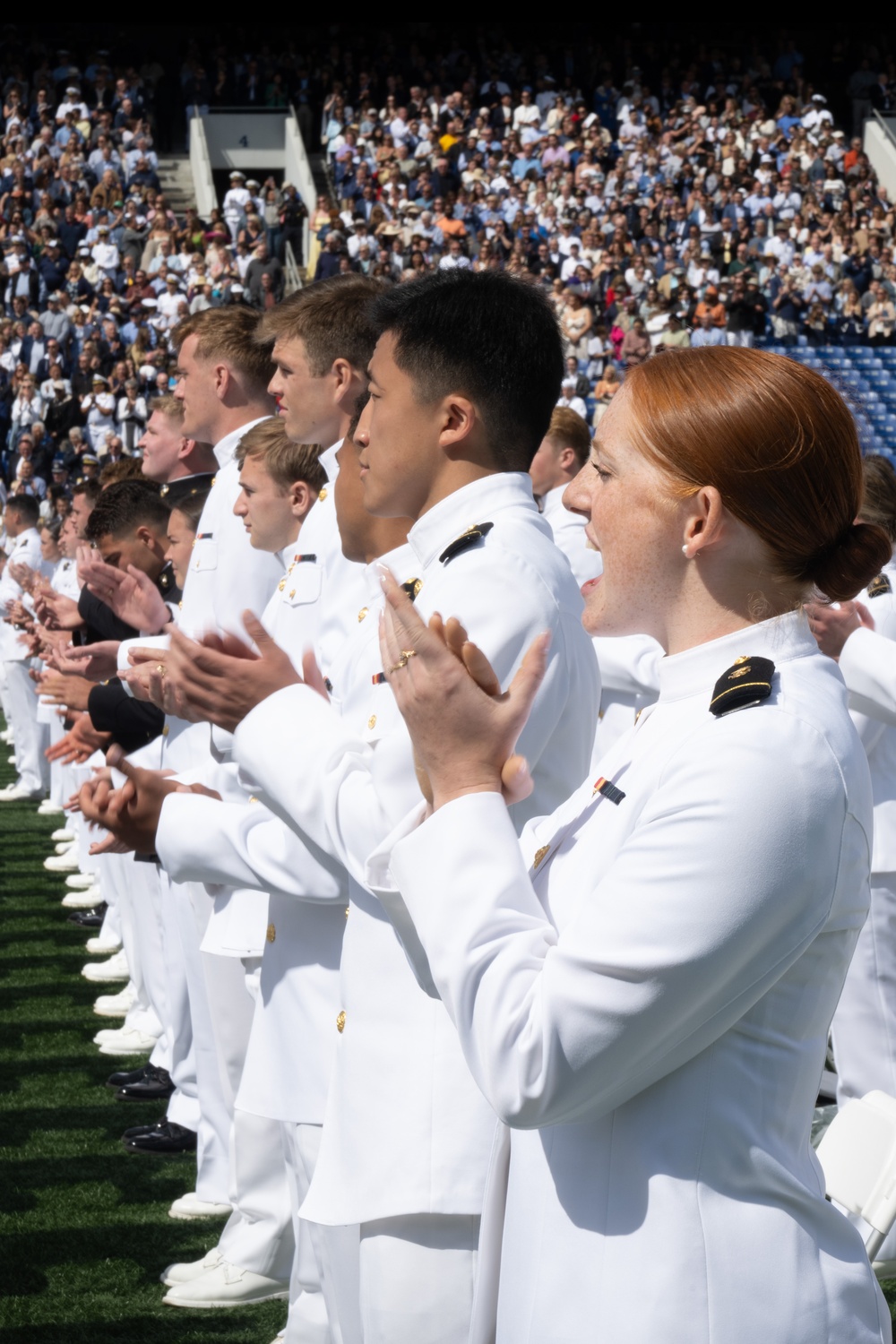Graduates Attend U.S. Naval Academy Class of 2025 Commissioning Ceremony