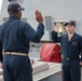 Sailor Reenlists onboard Truxtun