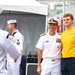 Intrepid Museum hosts an event with the Harlem Globetrotters and servicemembers