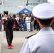 Intrepid Museum hosts an event with the Harlem Globetrotters and servicemembers