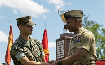 2d Battalion, 6th Marine Regiment Receives the Lieutenant General Chesty Puller Outstanding Award