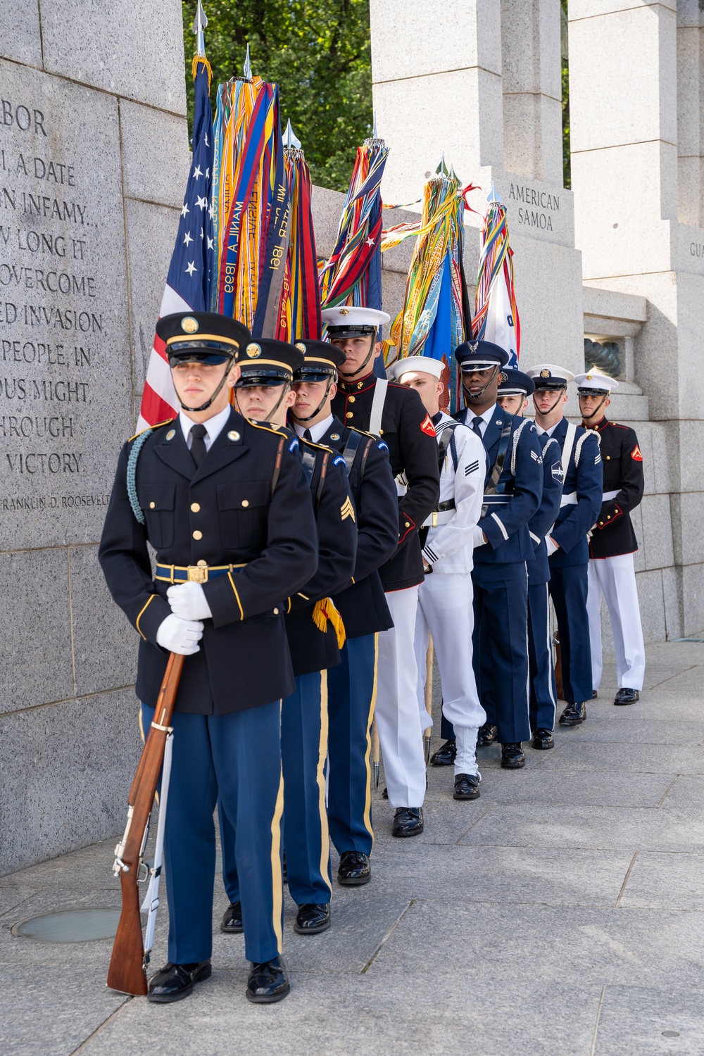 WWII Memorial Day Joint Color Guard