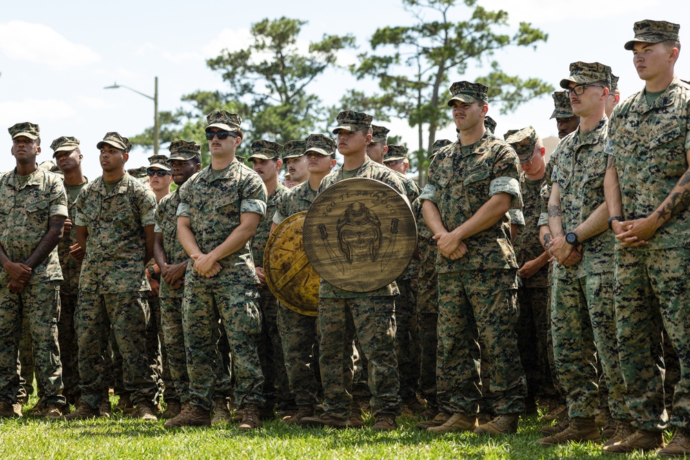 2d Battalion, 6th Marine Regiment Receives the Lieutenant General Chesty Puller Outstanding Award
