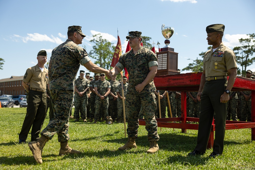 2d Battalion, 6th Marine Regiment Receives the Lieutenant General Chesty Puller Outstanding Award