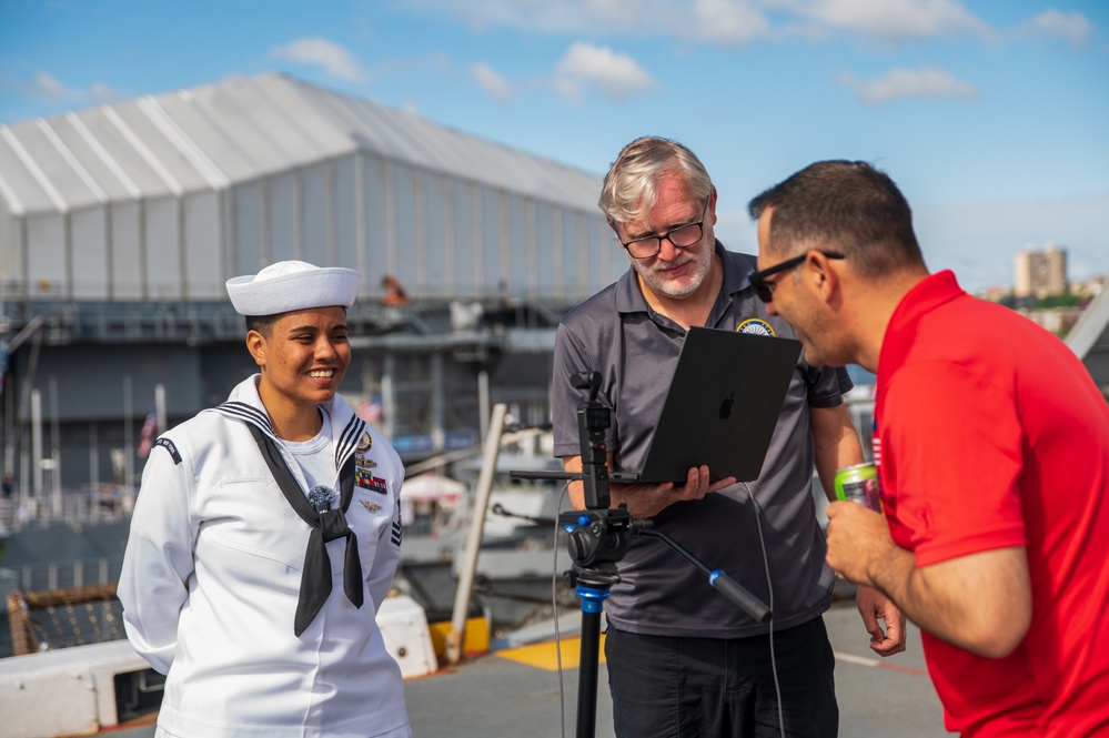 USS New York Hosts Live DMA Show