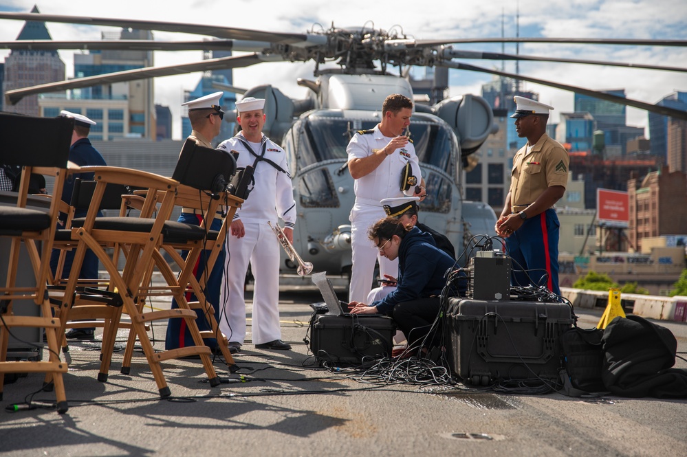 USS New York Hosts Live DMA Show
