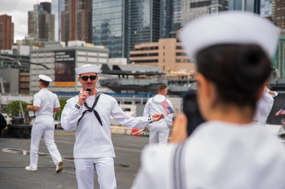 USS New York Hosts Live DMA Show