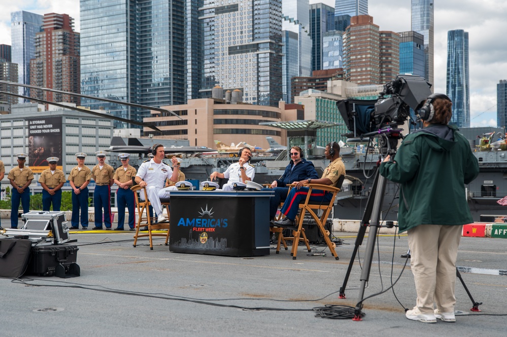 USS New York Hosts Live DMA Show