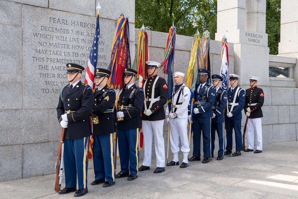 WWII Memorial Day Joint Color Guard
