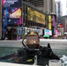 Fleet Week New York 2025 dive tank on Times Square