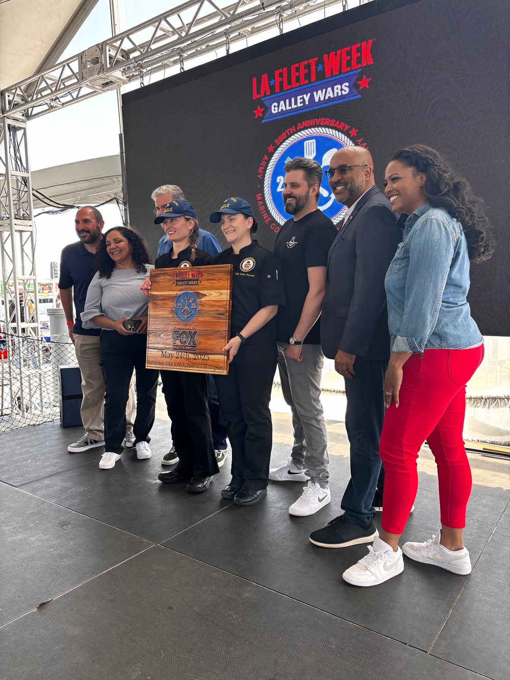 U.S. Coast Guard and other Armed Forces participate in Galley Wars at L.A. Fleet Week 2025