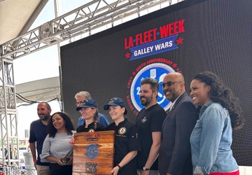 U.S. Coast Guard and other Armed Forces participate in Galley Wars at L.A. Fleet Week 2025