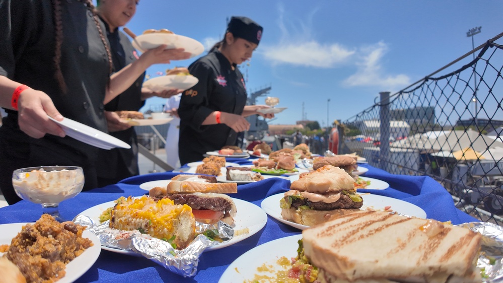 U.S. Coast Guard and other Armed Forces participate in Galley Wars at L.A. Fleet Week 2025