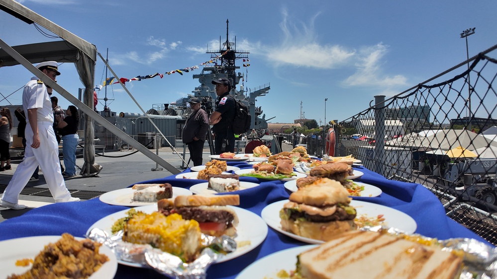 U.S. Coast Guard and other Armed Forces participate in Galley Wars at L.A. Fleet Week 2025