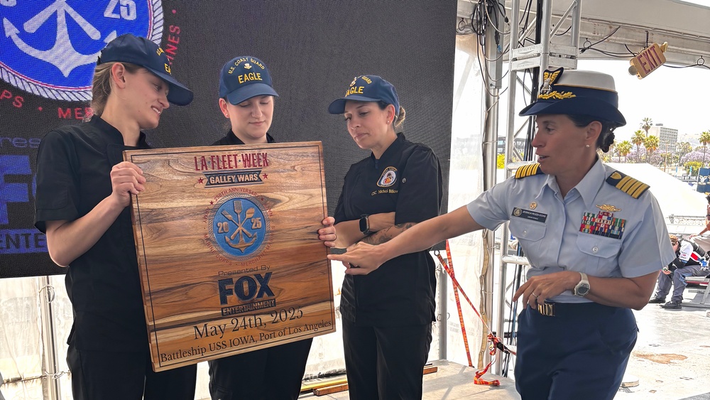 U.S. Coast Guard and other Armed Forces participate in Galley Wars at L.A. Fleet Week 2025