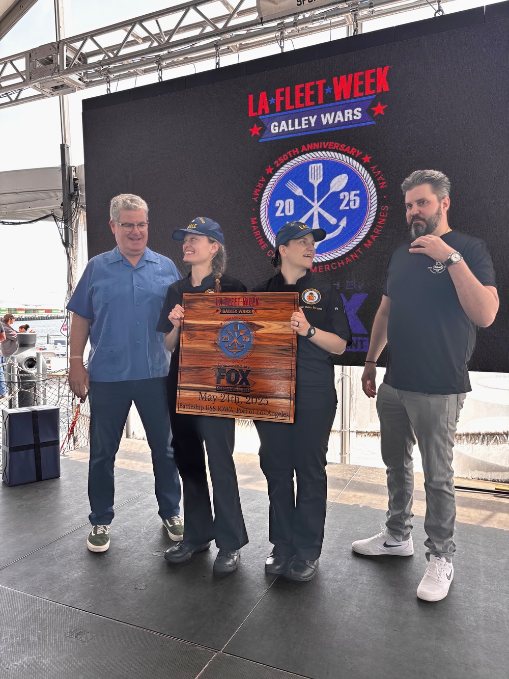 U.S. Coast Guard and other Armed Forces participate in Galley Wars at L.A. Fleet Week 2025