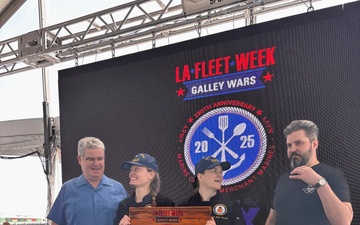 U.S. Coast Guard and other Armed Forces participate in Galley Wars at L.A. Fleet Week 2025