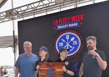U.S. Coast Guard and other Armed Forces participate in Galley Wars at L.A. Fleet Week 2025