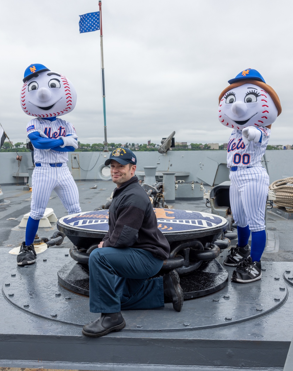 Fleet Week New York 2025: USS New York Welcomes Mr. and Mrs. Met
