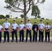 U.S. Coast Guard Academy cadets from New London, Connecticut, gather prior to placing American flags at the graves of veterans at Green Hills Memorial Park in Rancho Palos Verdes, California, May 24, 2025.