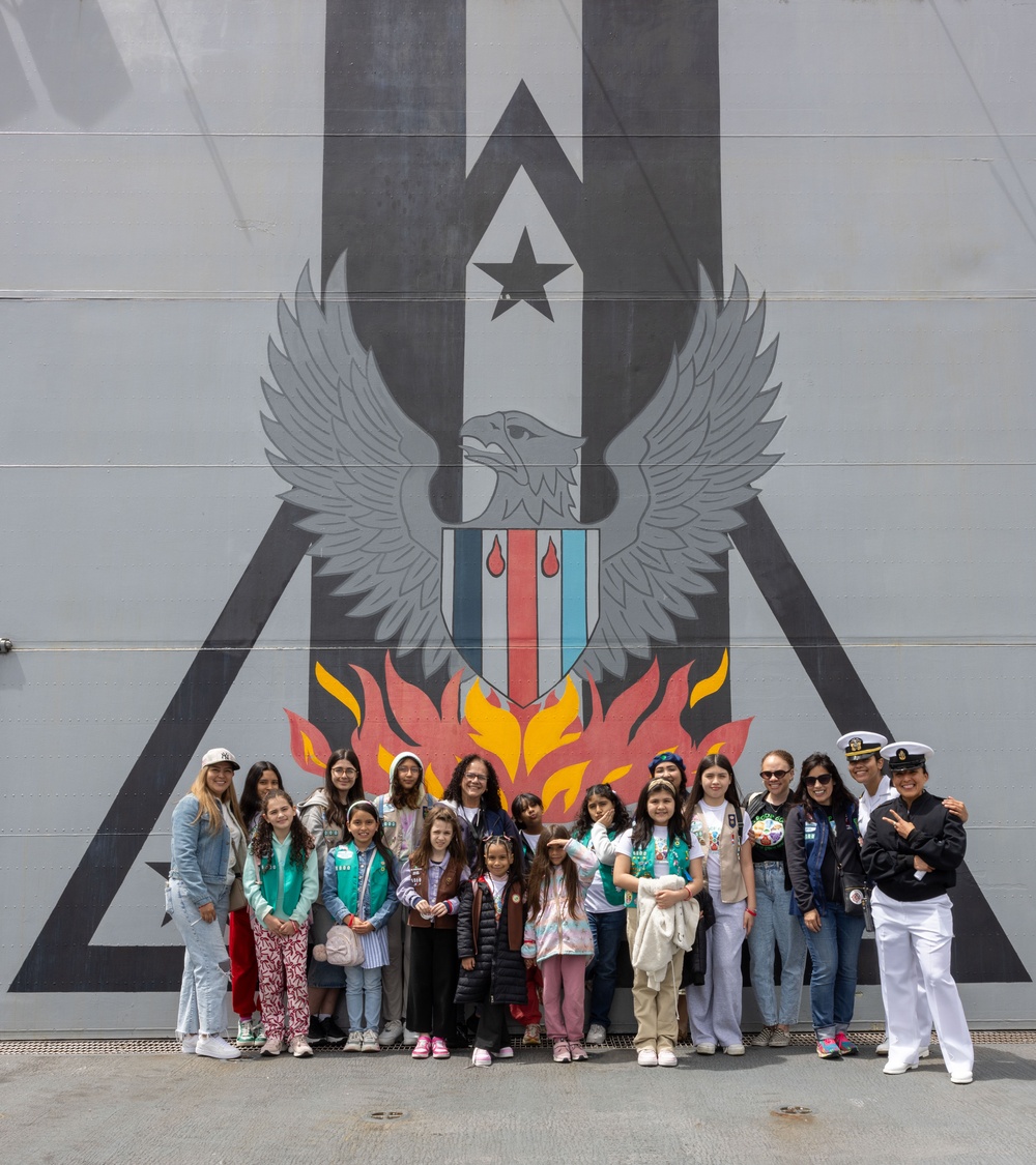 Fleet Week New York 2025: Girl Scouts Tour USS New York