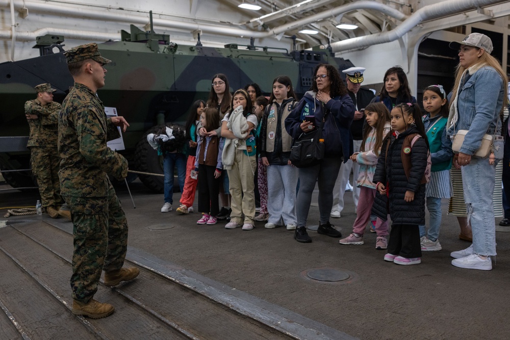 Fleet Week New York 2025: Girl Scouts Tour USS New York