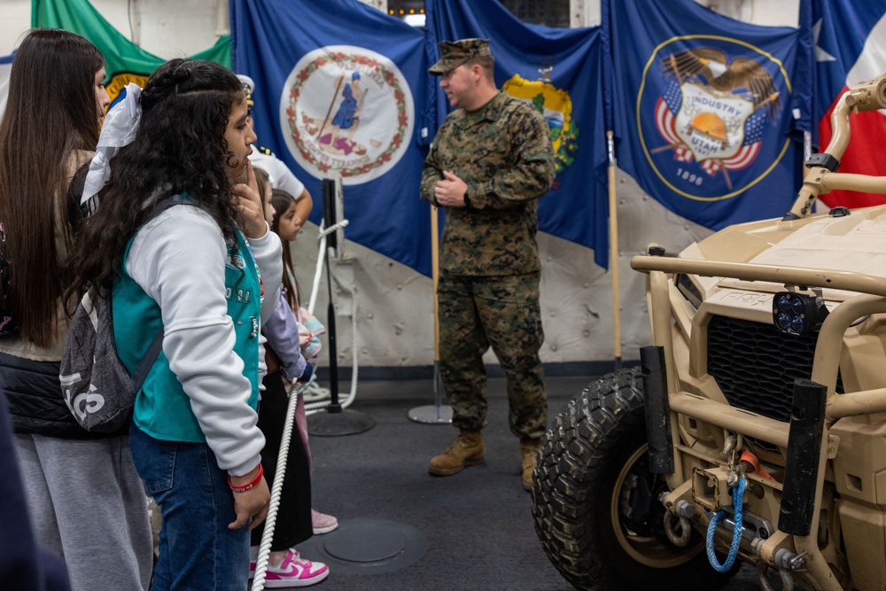 Fleet Week New York 2025: Girl Scouts Tour USS New York