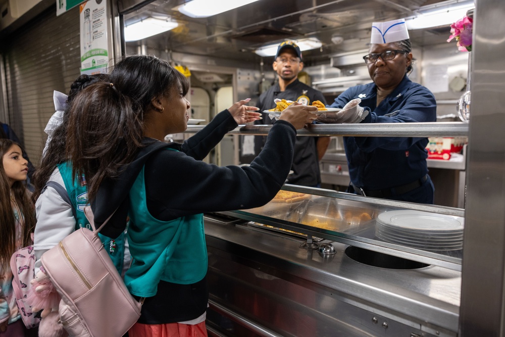 Fleet Week New York 2025: Girl Scouts Tour USS New York