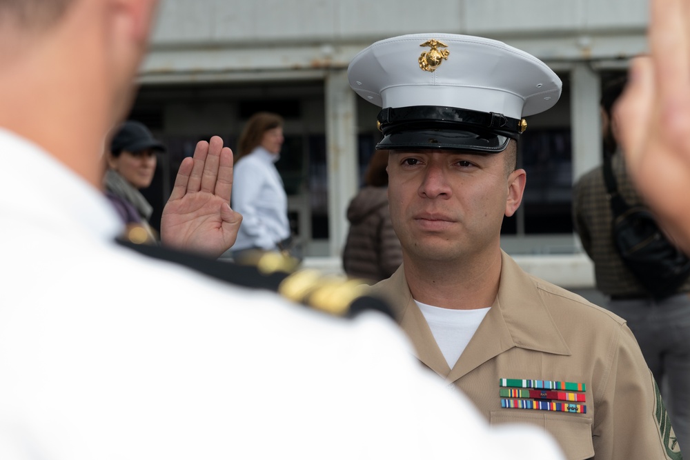 FWNY 2025: Re-enlistment Aboard the USS New York