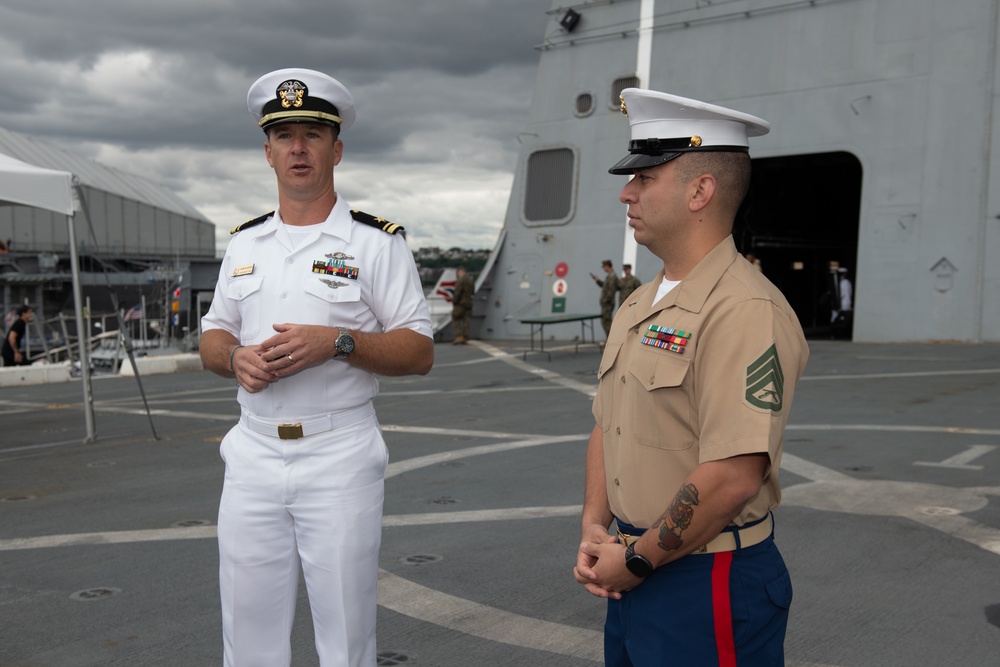 FWNY 2025: Re-enlistment Aboard the USS New York