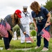 Green Hills Memorial Park Flag Laying Community Event during Los Angeles Fleet Week